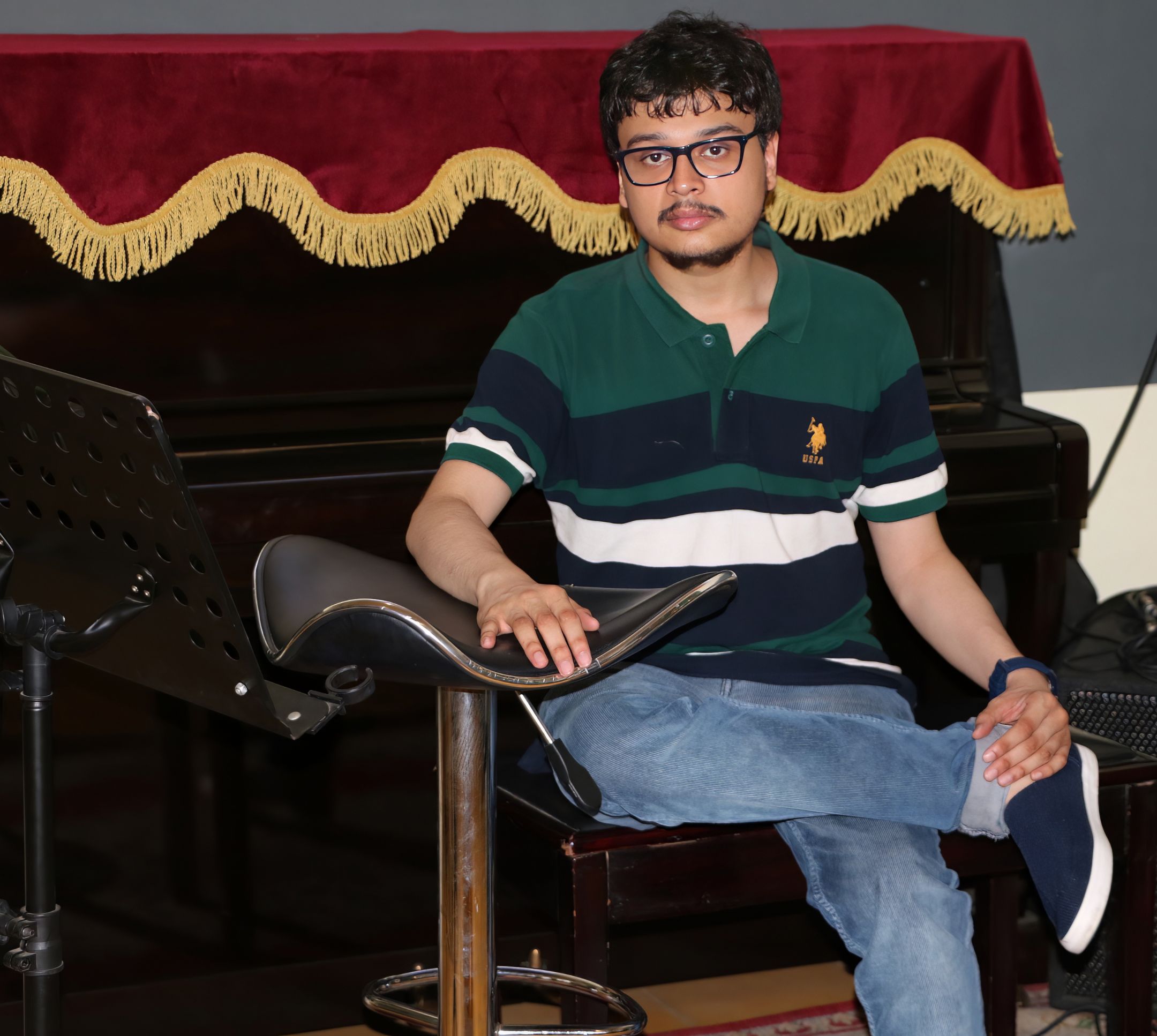 Abhigyan Guha in Yogyakarta, Java, Indonesia.